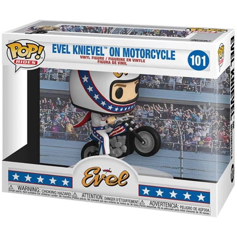Funko Pop Evel Knievel On Motorcycle 101