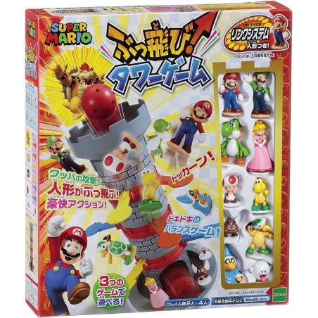 Epoch Super Mario Buttobi Balance Juego Torre IMPORTADO JAPON