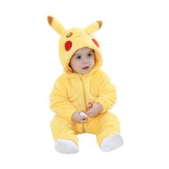 Mameluco Pijama Pokémon Bebé Kawaii Snorlax Pikachu Disfraz