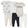 Gerber Set 6 Piezas Pañalero Pantalon Bebe Neutral Play