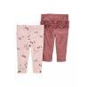 Carters Set 2 Piezas Leggings Pantalon Bebe