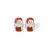 Aretes Pendientes Santa Cupcake Navidad Acrílicos Resina Epoxi Hombre Mujer Joyería