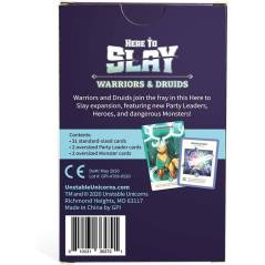 Here To Slay Warriors and Druids | Impreso Genérico | Juego de 2 a 5 Jugadores | Juego de Cartas