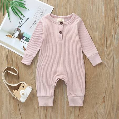 Mameluco Bebe Manga Larga Algodón Ropa Infantil Fresco