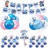 Set 16 Globos Látex Stitch Angel Letrero Fiesta y Decoración Modelo 1