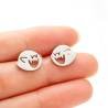 Aretes Pendientes Super Mario Boo Mujer Elegante Moda Fiesta Regalo