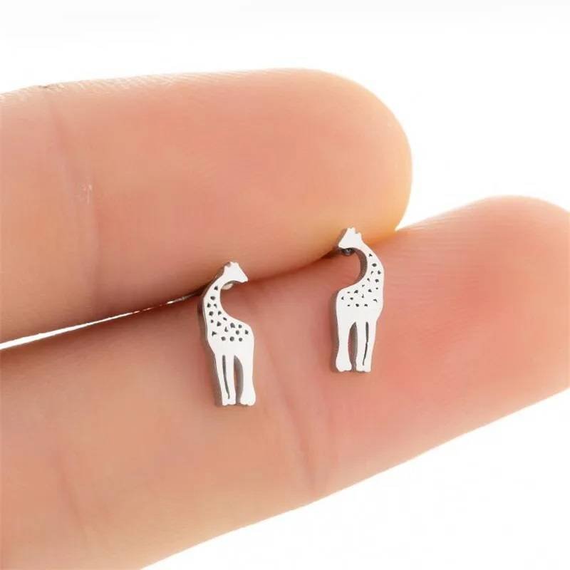 Aretes Pendientes Animales Jirafa Mujer Elegante Moda Fiesta Regalo Aretes Pendientes Animales Jirafa Mujer Elegante Moda Fiesta Regalo
