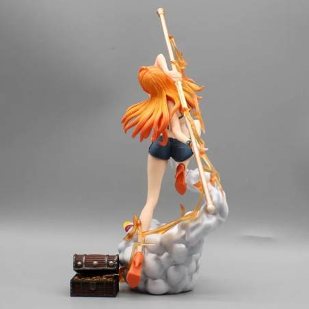 Figura Acción Anime Nami Short Zeus Estatua Gk PVC Sexy Modelo Coleccionable Adorno Juguete Regalo 30cm