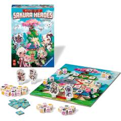 Sakura Heroes Español | Ravensburger | Juego de 2 a 4 Jugadores | Juego de Mesa de Dados