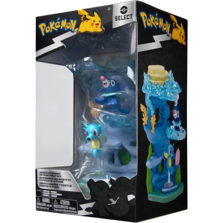 Figura Pokemon Select Underwater Environment Bajo el Agua Horsea Popplio