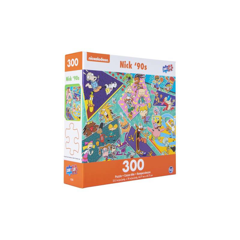Rompecabezas Nickelodeon 300 Piezas Puzzle Retro 90s Icónicos Original