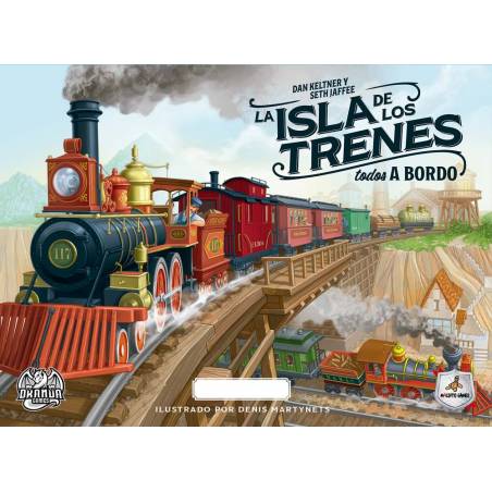 La Isla de los Trenes Todos a bordo Español | Maldito Games | Juego 1 a 4 Jugadores