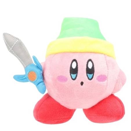 Peluche Videojuegos Kirby Espada Kawaii Regalo Suave Felpa Juguetes Niños