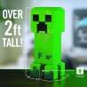 Mininevera Minecraft Green Creeper Body 12 latas 2 Puertas Iluminación Ambiental