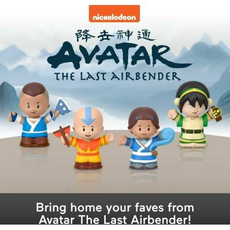 Figura Colección Little People Collector Avatar The Last Airbender Set Original Regalo