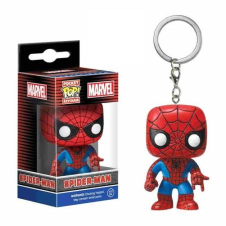 Funko Pop Llavero Keychain Figura Acción Spider-Man