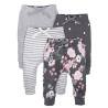 Gerber Premium Set 4 Pantalón Lunares Floral Gris Bebe