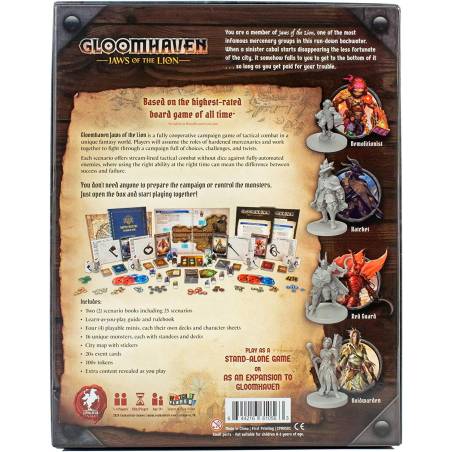 Gloomhaven Jaws of the Lion Inglés | Cephalofair Games | Juego 1 a 4 Jugadores