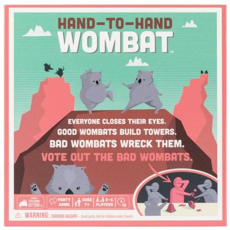Hand-to-Hand Wombat Inglés | Exploding Kittens | Juego 3 a 6 Jugadores