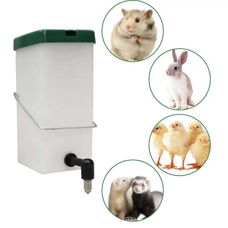 Bebedero Antigoteo Hamster Conejo Chinchillas Roedor 1L Facil Limpiar