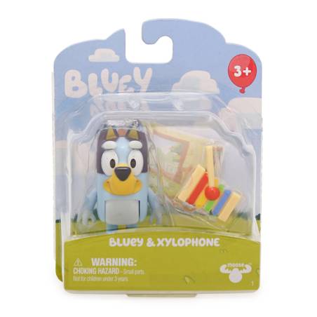 Figura Colección Bluey Story Pack Starter Blue Xylophone Set Regalo