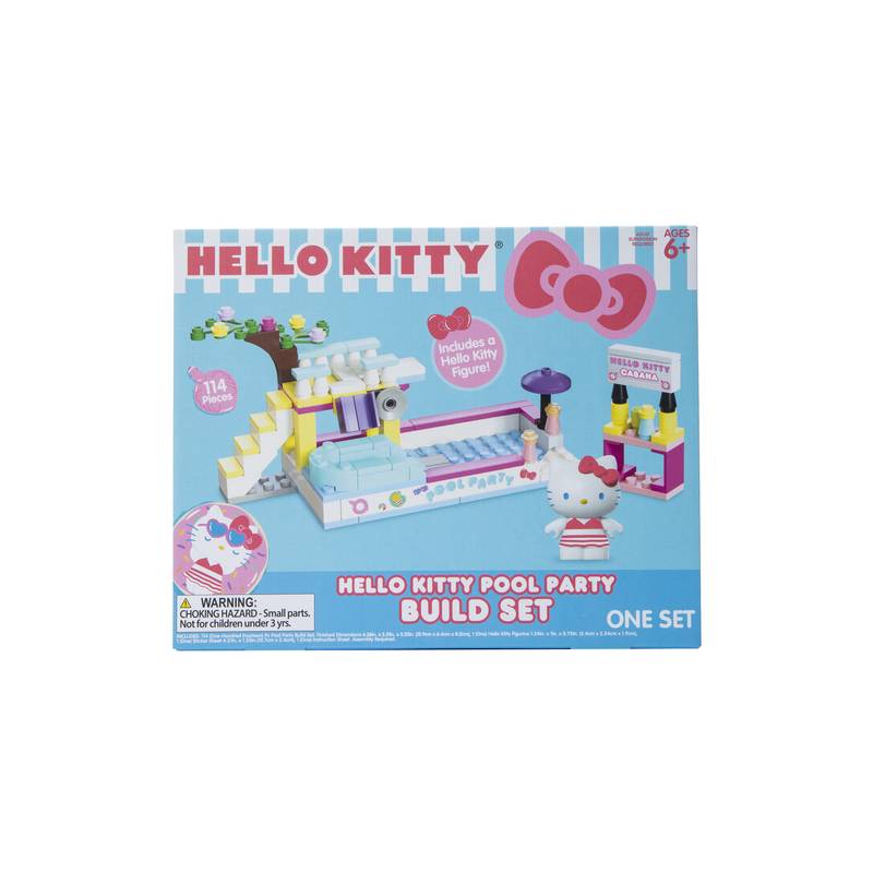 Hello Kitty Bloques Figuras Oficial Piscina Alberca Construcción Regalo Niños