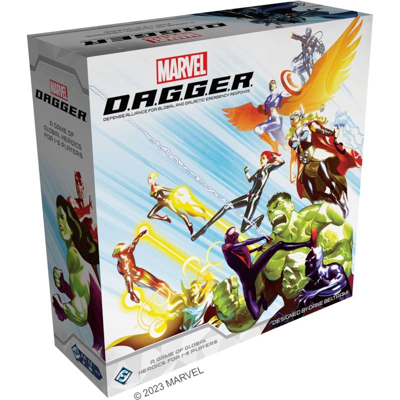 Marvel D.A.G.G.E.R. Inglés Fantasy Flight Games Juego 1 a 5 Jugadores