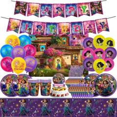 Set 18 Globos Látex Pelicula Disney Encanto Mirabel Fiesta y Decoración