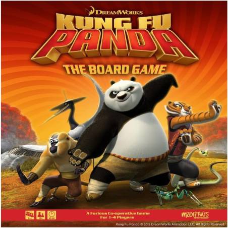 Kung Fu Panda Inglés Modiphius Entertainment Juego 2 a 4 Jugadores