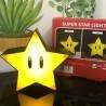 Lampara Super Estrella Super Mario Bros 10cm LED Noche Carga USB Regalo Cuarto Escritorio Niños