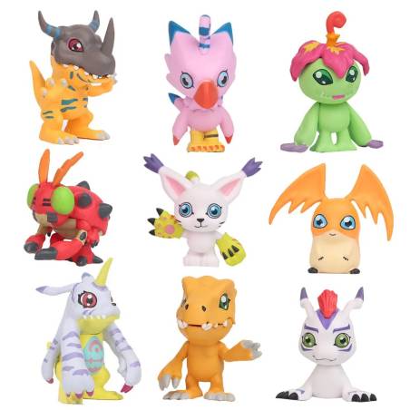 9 Figuras Colección Anime Digimon Agumon Regalo