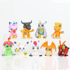 9 Figuras Colección Anime Digimon Agumon Regalo