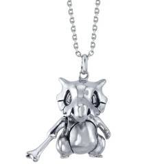 Collar Colgante Metal Pokemon Cubone 3D Japon Plateado Collar Colgante Metal Pokemon Cubone 3D Japon Plateado