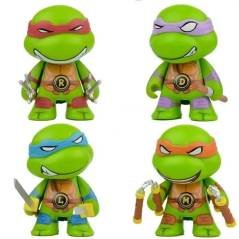 4 Figuras Colección Videojuego TMNT Donatello Set Regalo 4 Figuras Colección Videojuego TMNT Donatello Set Regalo