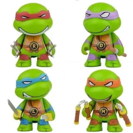 4 Figuras Colección Videojuego TMNT Donatello Set Regalo