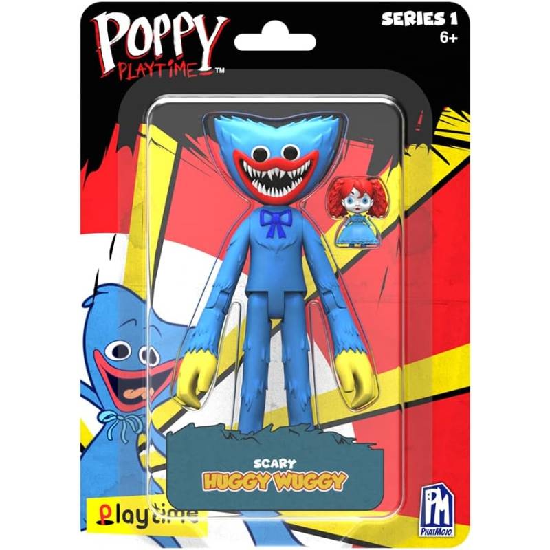 Figura Poppy Playtime Scary Huggy Wuggy Colección