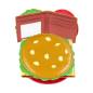 Cartera Serie Hamburguesa Krabby Burger Tarjetero Regalo