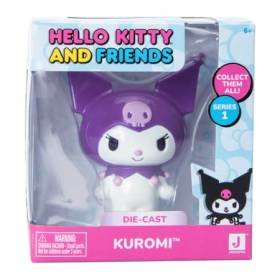 Figura de Colección Serie Hello Kitty Die-Cast Kuromi PVC Figura de Colección Serie Hello Kitty Die-Cast Kuromi PVC