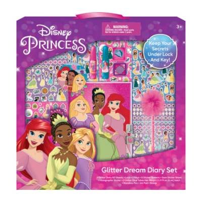 Disney Princess Glitter Diario Sueño Set Uñas Maquillaje