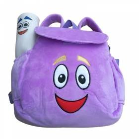 Mochila Peluche Caricatura Dora Exploradora Mapa Espalda