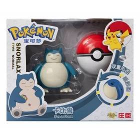 Figura Colección Takara Tommy Pokeball Pokemon Plegable Snorlax Figura Colección Takara Tommy Pokeball Pokemon Plegable Snorlax