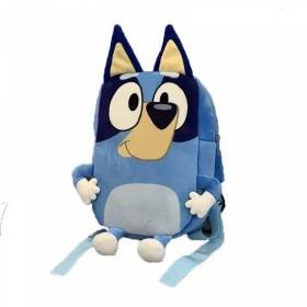 Mochila Peluche Caricatura Bluey Bingo Felpa Espalda Escolar