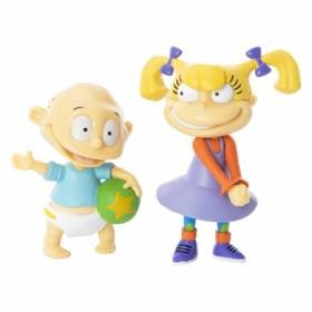 Figura Colección Nickelodeon Rugrats Angelica Tommy Set Regalo Figura Colección Nickelodeon Rugrats Angelica Tommy Set Regalo