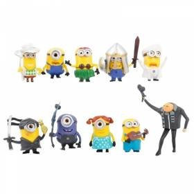 10 Figuras de Colección Pelicula Kevin Bob Gru Minions PVC 10 Figuras de Colección Pelicula Kevin Bob Gru Minions PVC