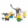 10 Figuras de Colección Pelicula Kevin Bob Gru Minions PVC