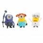 10 Figuras de Colección Pelicula Kevin Bob Gru Minions PVC