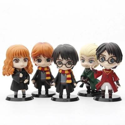 5 Figuras de Colección Pelicula Harry Potter Gryffindor PVC