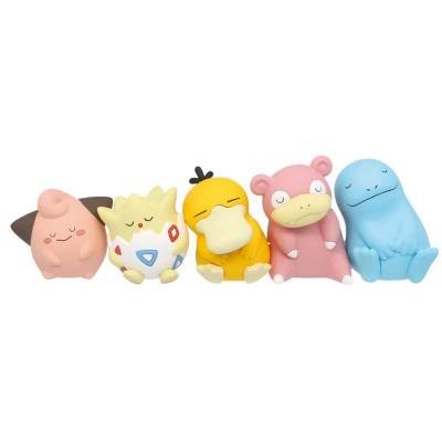 5 Figuras Colección Anime Pokemon Dormidos Cleffa Togepi Regalo