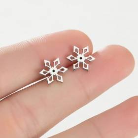 Aretes Pendientes Navidad Copo Estrella Elegante Moda Fiesta Regalo Aretes Pendientes Navidad Copo Estrella Elegante Moda Fiesta Regalo