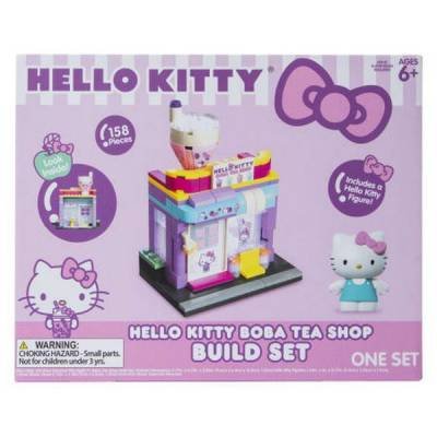 Hello Kitty Bloques Figuras Oficial Boba Tea Shop Construcción Regalo Niños